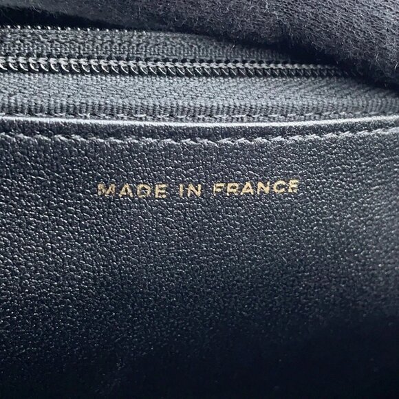 CHANEL Monaco Series Chain Wallet Lambskin Black AP3076 - Picture 9 of 14